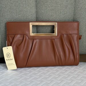 Brown Clutch Bag